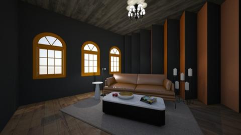 orange living  - Living room  - by Waffle09