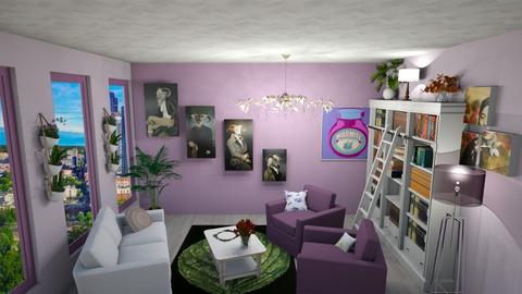 Eclectic LR - Living room  - by KarJef