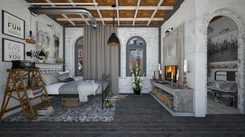 Industrious - Eclectic - Bedroom  - by starsector