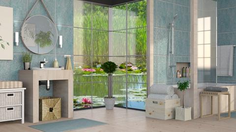 Lily Pond Bathroom - Eclectic - Bathroom  - by Sally Simpson