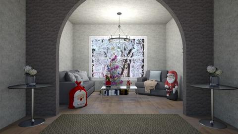 Cozy Christmas Room - Modern - Living room  - by I_love_Harley
