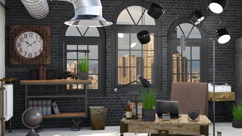 Old Factory Office - Retro - Office  - by Isaacarchitect
