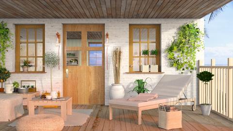 Summer Wooden Porch2 - Eclectic - Garden  - by Sally Simpson