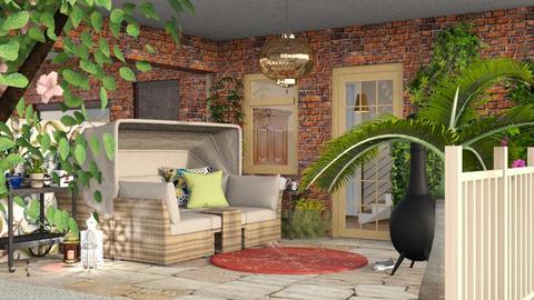 Small living patio - Eclectic - Garden  - by deleted_1638039944_augustmoon