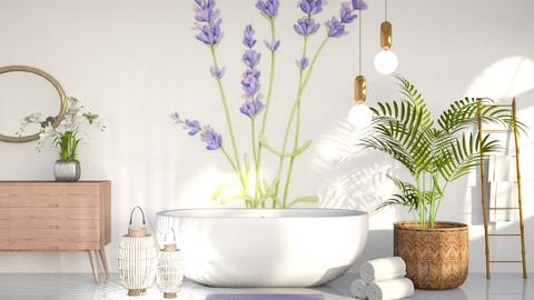 Lavender Bathroom - Bathroom  - by CatsFurLife