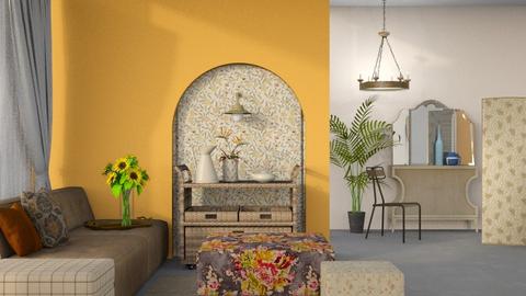 Honey Carmel  - Living room  - by Seraphi