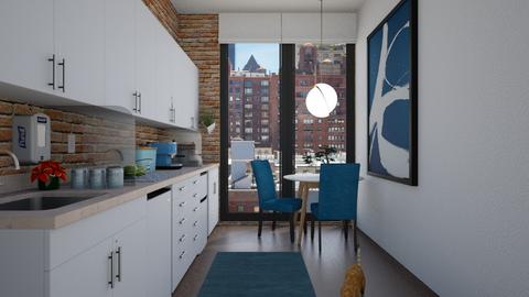 Little Blue In NYC - Kitchen  - by Shadowwolff
