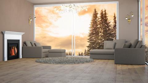 relaxed winter - Living room  - by Nana Fielder