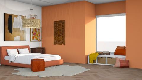 Paprika Bedroom - Bedroom  - by Daisy Designs