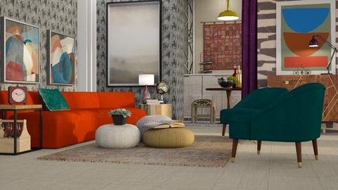 Eclectic Ecstasy  - Living room  - by Seraphi