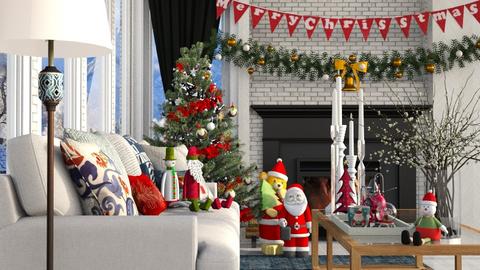 Cozy Christmas  - Classic - Living room  - by Saye