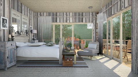 Bedroom in nature  - Eclectic - Bedroom  - by Ida Dzanovic