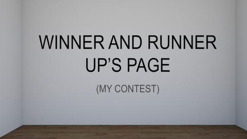 WINNERS AND RUNNER UPS - by Georgina_Franks