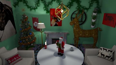 Christmas Joy - Living room  - by Alexstar1234