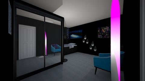 4iuweyabgdshjksn - Bedroom  - by SmolLilCrow