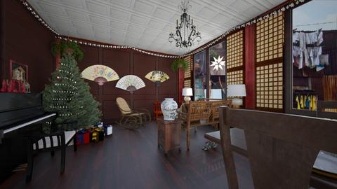 Filipino Christmas - Classic - Living room  - by SammyJPili