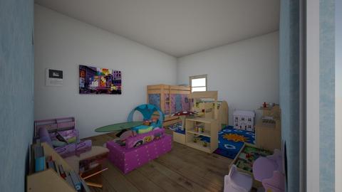 twin room  - Kids room  - by NessaK