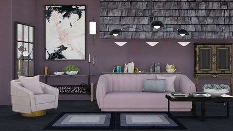 Blush_Grey_Cinder - Living room  - by milyca8