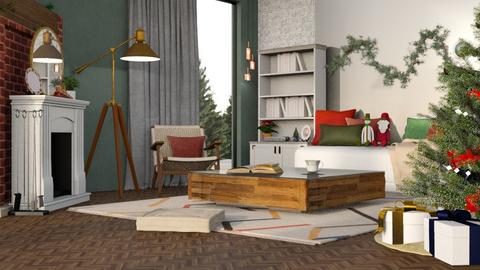Cozy Christmas - Modern - Living room  - by Seraphi