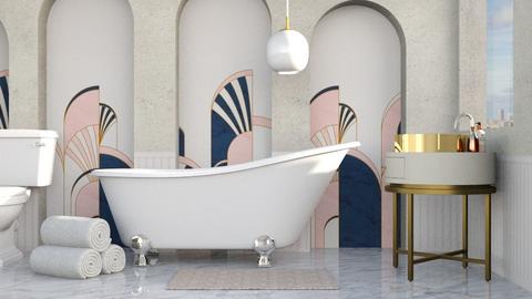 Art Deco Bath - Bathroom  - by luna selvaggia