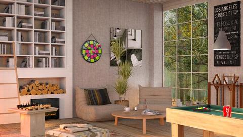 Mens Den - Eclectic - Living room  - by Sally Simpson