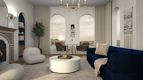 Arched Living - Living room  - by smunro7