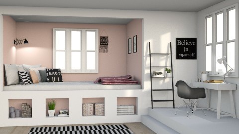 Bed nook - Minimal - Bedroom  - by deleted_1587966089_ArcticMoon