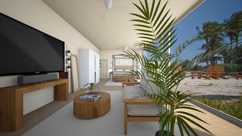 Tropical hotel room 2 - Modern - Bedroom  - by Bea21