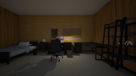 Nighttime Office BR - Bedroom  - by wvrspence