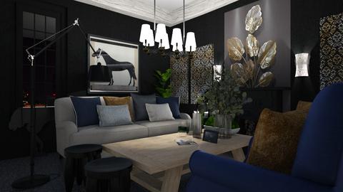 Navy - Living room  - by rechnaya