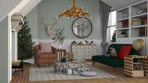 Christmas Corner - Living room  - by Seraphi