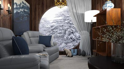 winter shalet - Living room  - by rechnaya