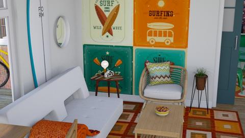 Retro surfer  - Retro - Living room  - by deleted_1638039944_augustmoon