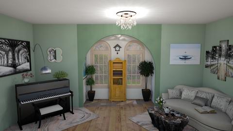 LR Arches - Living room  - by KarJef
