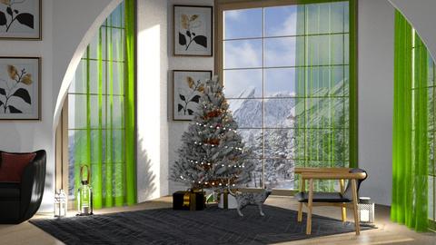 christmas x - Living room  - by dreamhaha