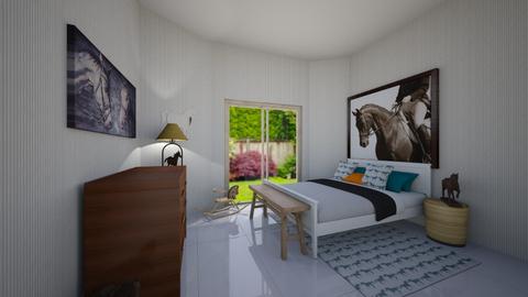 horse crazy room  - Bedroom  - by horsegirl35