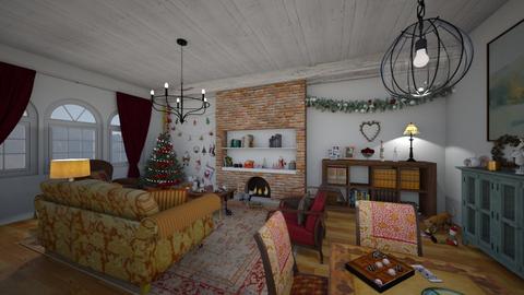 Xmas country home  - by Conchy 