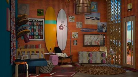 60s surf - Retro - Bedroom  - by hello hi hello