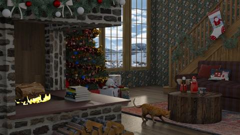Christmas Sweet Home - Living room  - by Mhdj