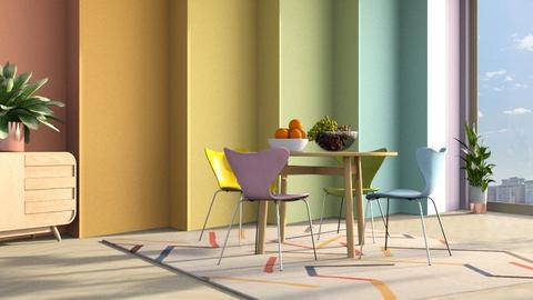 rainbow x - Dining room  - by dreamhaha