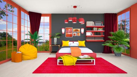 Paprika Bedroom - Bedroom  - by Alfiya7720