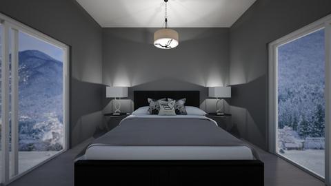 modern bedroom  - Bedroom  - by horsegirl35
