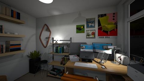 Study room - Modern - Office  - by seulgi0200