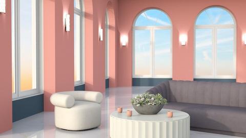 Arched Windows LR - Living room  - by luna smith