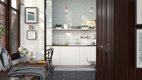 08 - Eclectic - Kitchen  - by Y A Q I Y N