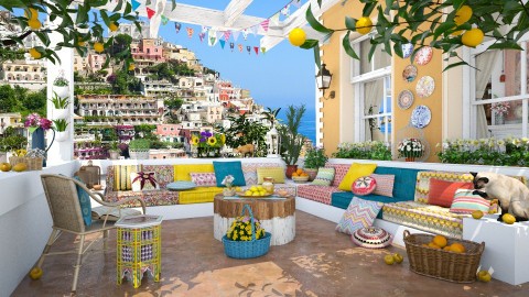 Positano Terrace - Eclectic - Garden  - by maja97