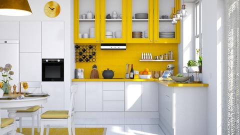 Sunny Kitchen - Eclectic - Kitchen  - by Claudia Correia
